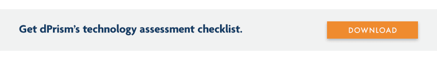dPrism technology assessment checklist download graphic
